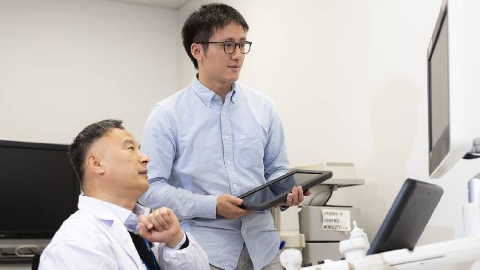 Doctor and patient image