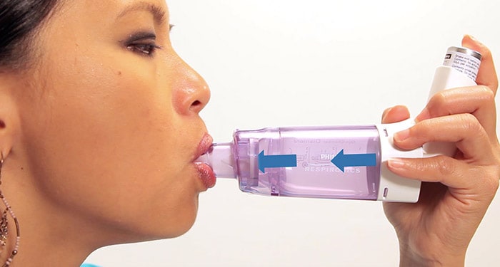 cara menggunakannya bersama inhaler mdi