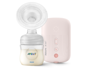 Single electric breast pump and nipples Philips Avent