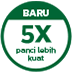 5x lebih kuat