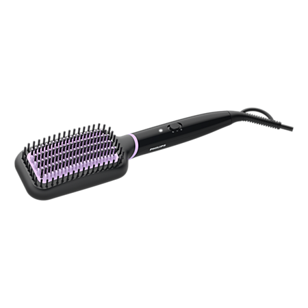 Heated Hair Straightener Brush