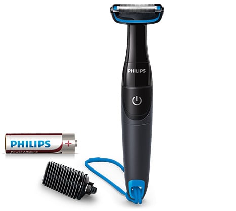 a shaver with accessories