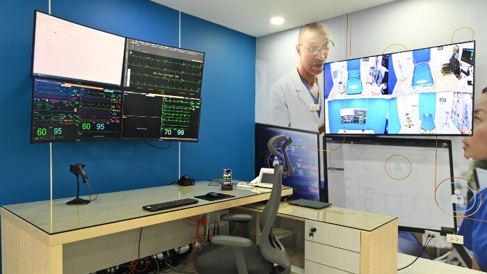 Hospital patient monitoring system available at the Learning Center