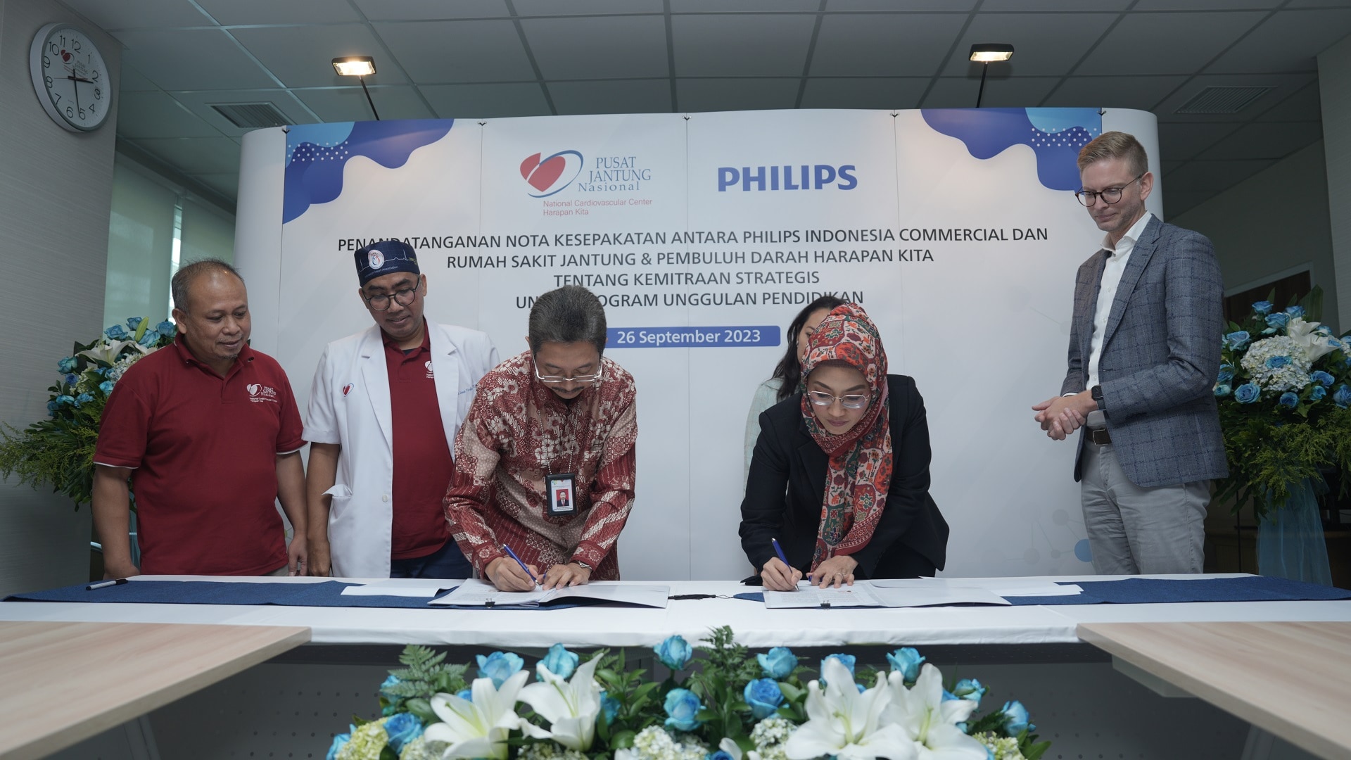 Philips Menandatangani Nota Kerja Sama dengan Rumah Sakit Jantung dan Pembuluh Darah Harapan Kita Tentang Kemitraan Strategis untuk Program Keunggulan Pendidikan Kardiovaskular Guna Mendukung Pelayanan Kesehatan Bermutu